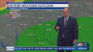 Meteorologist Chase Ward "Flood Risk & Strong Storms" - Full Forecast