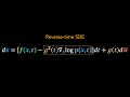 The Equation That Powers Diffusion Models - Deriving the Reverse-Time SDE