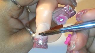 Neon party nail tutorial