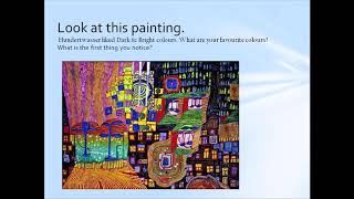 Hundertwasser lesson lockdown wk 2