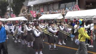 ところざわまつり2015 パレード 所沢中学校 吹奏楽部