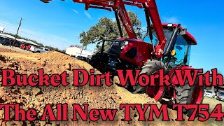 Bucket Dirt Work With The All New TYM 754