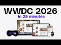 Apple WWDC 2026 keynote in 25 minutes