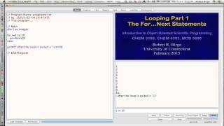 For/Next Looping in Extended Basic Programming