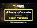 Sarah Vaughan - A Lover's Concerto - Karaoke Version from Zoom Karaoke