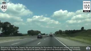 Woodstock, Ontario - Highway 401 - Highway 403 EB