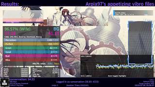 Etterna: Back to the Gate 1.05x 97.38% AA[#1]!!!!!!!