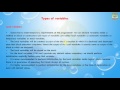 Lesson - 11 : Core Java Basics - Types of Variables In java Programming