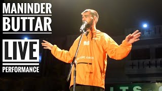 Maninder Buttar Unreleased Song | Maninder Butter Live Performance At University