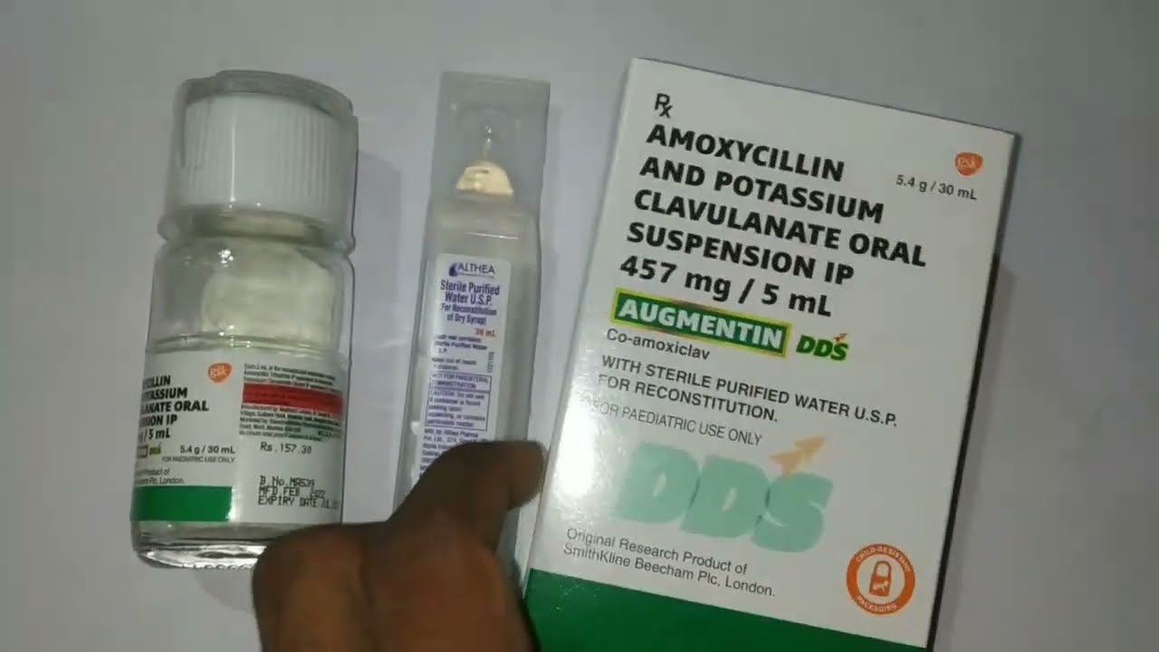 Augmentin DDS Suspension.. - YouTube