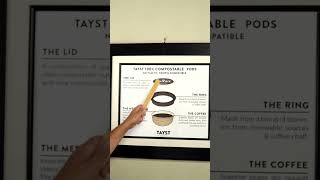 100% Compostable Pods for Keurig | Chart Composition | Promotional ad | Tayst Coffee