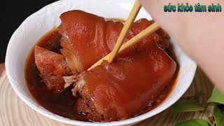 Cách nấu Giò Heo Kho Tàu thơm chuẩn vị cho ngày Tết