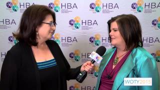 Wendy White, HBA 2015 president, on the 2015 WOTY Red Carpet