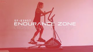 Endurance Zone Cross Trainer Elliptical SF-E3957 | Sunny Health & Fitness