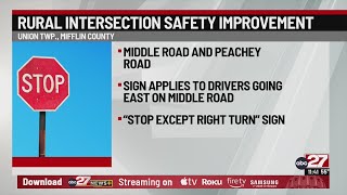 Safety improvement coming to Mifflin County road