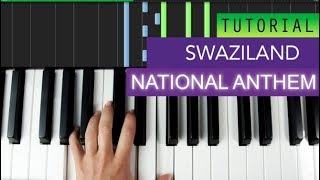 National Anthem Of Swaziland Piano Tutorial