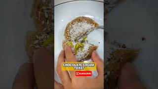 Easy Chocolate Toast Recipe 🍫 | Crispy \u0026 Sweet Delight #shorts