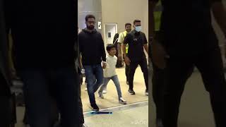 JrNTR returns to Hyderabad with his family after their holiday! | #NTR | Gulte airport ❣️