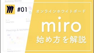 【miroの始め方 #1】オンラインホワイトボードで仕事の効率を高めよう｜無料で始められる｜テレワーク・在宅勤務