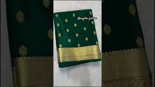 Partly pallu Pure Mysore silk sarees//Silk Mark certified//Price:11800/-120gsm thickness//9000949464