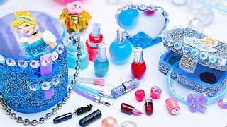 18 DIY Miniature Cinderella Cosmetics ~ Eyeshadow palette, Sequin Backpack and more!