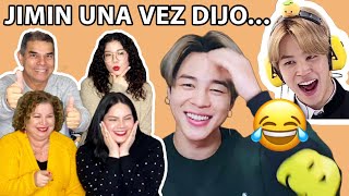 FRASES ICÓNICAS DE JIMIN QUE ARMY JAMÁS OLVIDARÁ ✨| Reacción EN FAMILIA!! 🧡