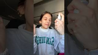 makeup et skincare dans l’avion avec 0 luminosité 🥲 (j’avais oublié de poster cette vidéo)