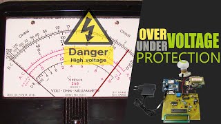 Over Voltage Under Voltage Load Protection System with GSM Alert ECE Project