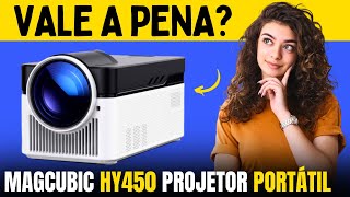 MAGCUBIC HY450: É BOM? VALE A PENA ESSE PROJETOR PORTÁTIL? DESCUBRA TUDO AQUI!