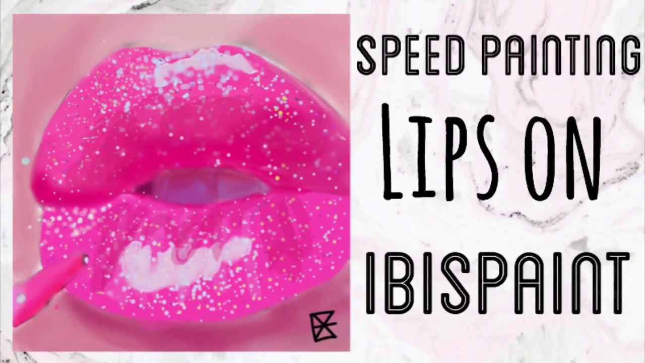 Time Lapse Painting Pink Lips On Ibispaint Youtube