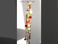 see the christmas angel in this sparkling bead curtain 🌲 handmade beadcurtain