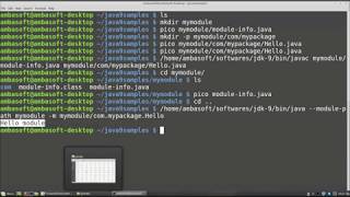 Java 9 Modules - Hello world