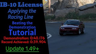 GT7 | IB-10 License Beating the Demonstration (Tutorial)