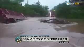 La TV Pública Argentina ilustra las inundaciones en Tucumán con imágenes de Bolivia