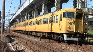 【山陽本線】JR西日本　地域色115系電車　ｵｶD-23編成+ｵｶD-29編成