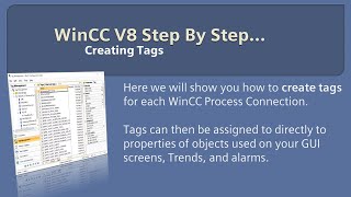 WinCC v8.0 Step By Step 4: Create Tags under S7 PLC Connection 🤖 Learn SCADA Programming #winccguru