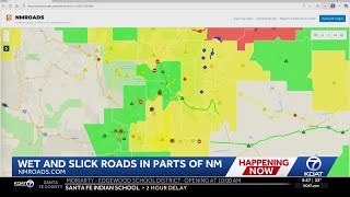 Difficult driving conditions reported in New Mexico