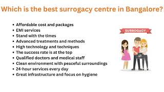 Has anyone done surrogacy in Bangalore? What is the cost? Are there any genuine clinics?