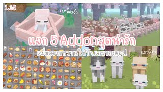 ꒰ Minecraft PE ꒱ ❕แจก 5 Addonสุดน่ารัก เพิ่มความหวานให้กับเกมของคุณ!🐰🎀 1.19 | pxpukpik ˚ ༘♡