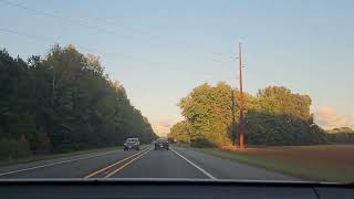 Driving from Salisbury, Maryland to Ocean City, Maryland