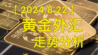 【逍遥子量价分析】2024.8.22黄金XAUUSD白银XAGUSD美元指数DXY视频分析