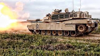 Army Fires Latest Version Of M-1 Abrams Tank • M1A2 SEPV3