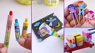 16 DIY Miniature Crafts Idea / Easy Craft Ideas / school hacks / mini craft / how to make / craft