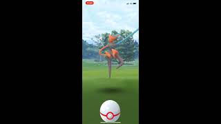 ポケモンGOボールの投げ方 デオキシス スピードフォルム