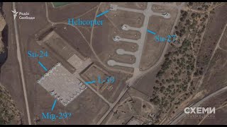 Satellite Images of Belbek Airbase Show the Aircraft Based there (Migs, Su-27 and L-39)