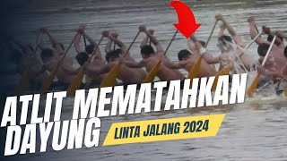 Luar Biasa Momen Atlit mematahkan Dayung || Jalur Linta Jalang 2024