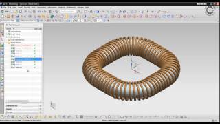 Create Different Coils by Helical Swept in Siemens PLM NX 9.0