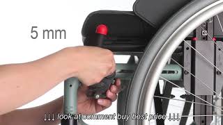 Wheelchair Etac Cross 5   Guide   Adjust brakes ENG