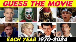 Guess the MOVIE by the SCENE Quiz | Each Year 1970 to 2024 🎦🍿