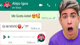 😱 ALEJO IGOA en WHATSAPP  | Me Responde y le Hago una BROMA pesada 😭) En 2024‼️‼️